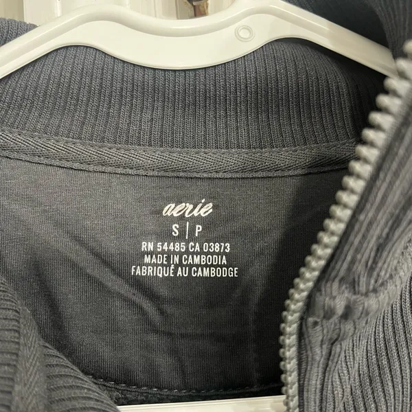 Aerie Dream Sherpa Quarter Zip Pullover Sweatshirt Women’s Small - Image 6