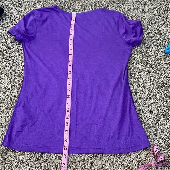 5/$30 🎈 Nike women’s small purple dri fit regular fit athletic tee - Image 4