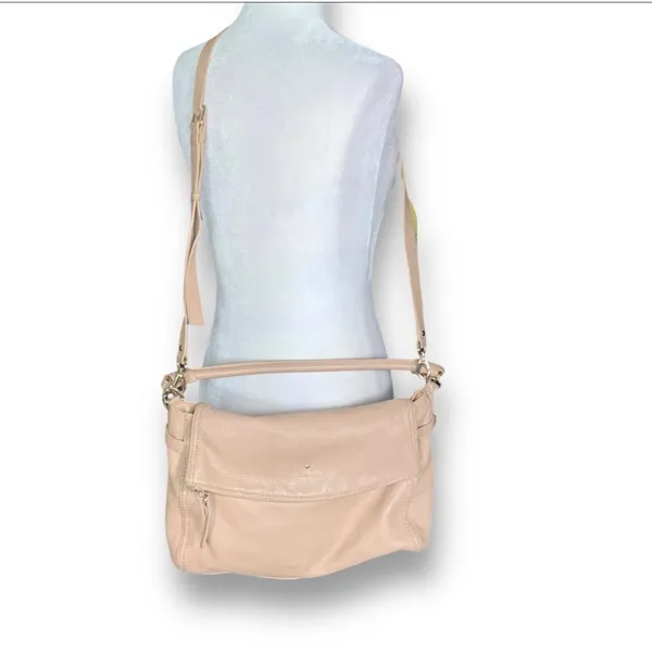 Kate‎ Spade Cobble Hill Minka Blush Pink Pebbled Leather Crossbody Bag Purse - Image 16