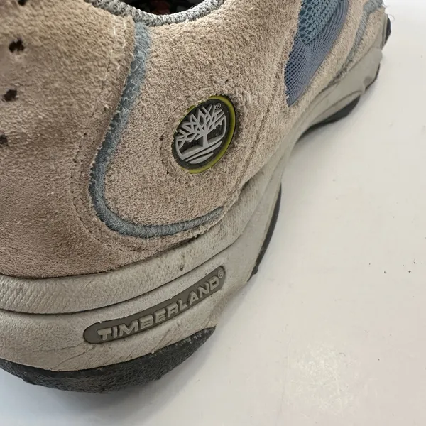 Timberland Hiking‎ Trail Shoes Suede Leather Blue Mesh Comfort Womens 9.5 - Image 5