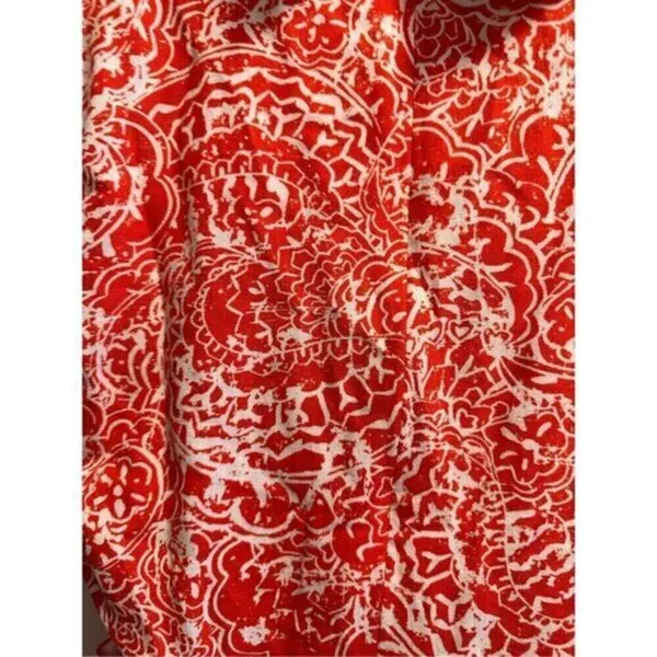 Karlie Red and White Cutout Dress Small - Image 6