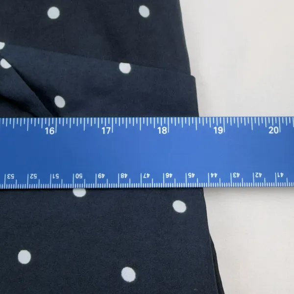 Tokyo Talkies Urban Navy Blue Polka Dot Belted Midi Dress Sz XL - Image 5