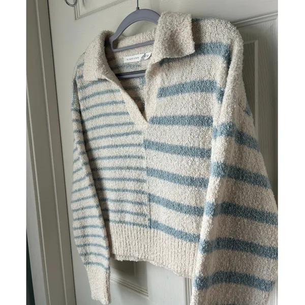 NWT Altar'd State Stripped Sweater - XXS - Image 3