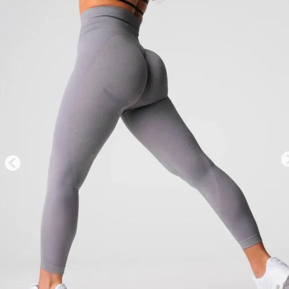 NVGTN Grey Contour 2.0 Seamless Leggings - Image 2