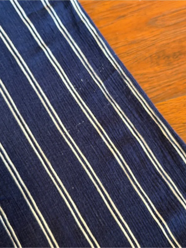 Forever 21 Navy Striped Wide-Leg Pants - Image 4