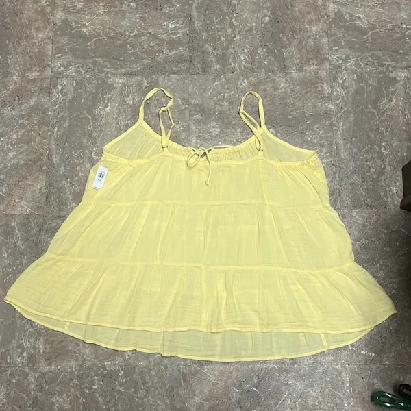 NWT OLD NAVY Lychee Yellow Tank Top Size 3X - Image 12