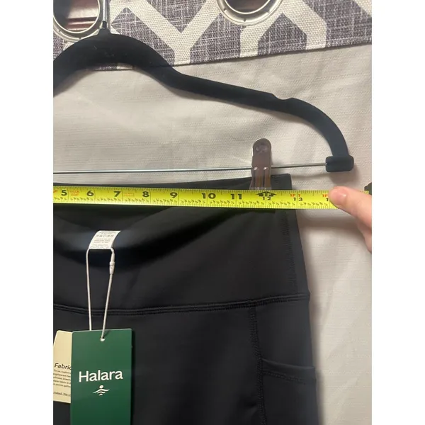 NWT Halara Womans Softly Zero Plush Thermal 7/8 Leggings Black Size Medium - Image 7
