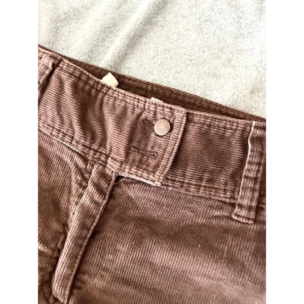 Y2K Victoria's Secret London Jean Corduroy Pants 14 Marisa Fit Brown Bootcut - Image 4