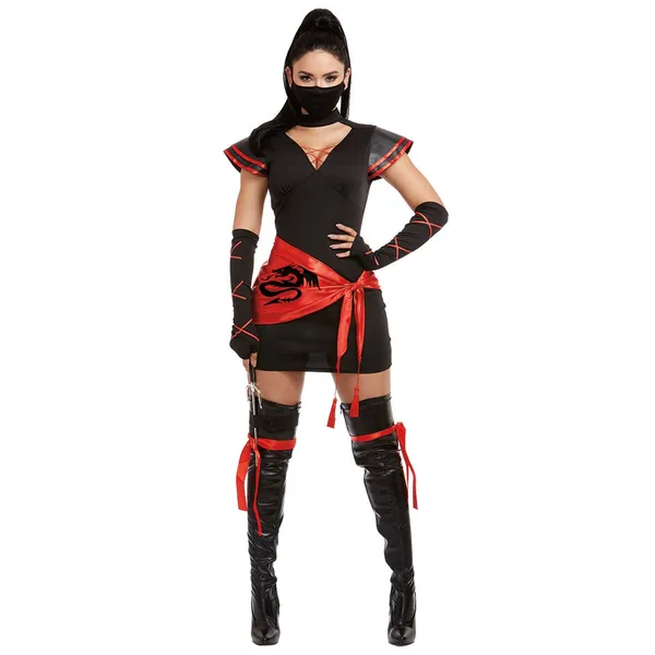 NEW Dreamgirl Kick Em To The Curb Sexy Ninja Costume Size Medium - Image 3