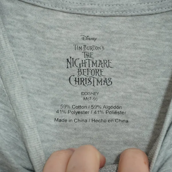 Disney Women's Medium Nightmare Before Christmas Jack Sally Zero Pocket T-Shirt - Image 5