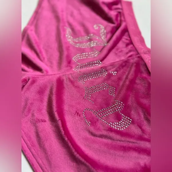 Juicy Couture Pink Velour Soft Sleepwear Shorts - Image 7