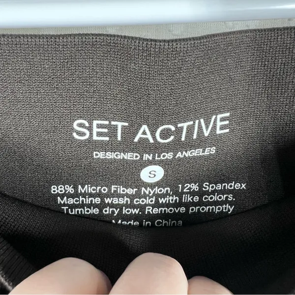 Set Active Dark Brown Sculptflex Power‎ Seamless Leggings - Image 3