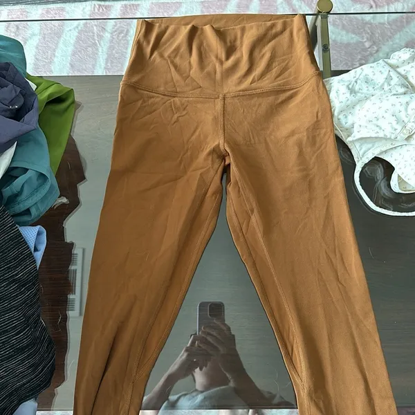 Lululemon 25 IN ALIGN BROWN SIZE 4 LEGGINGS - Image 5