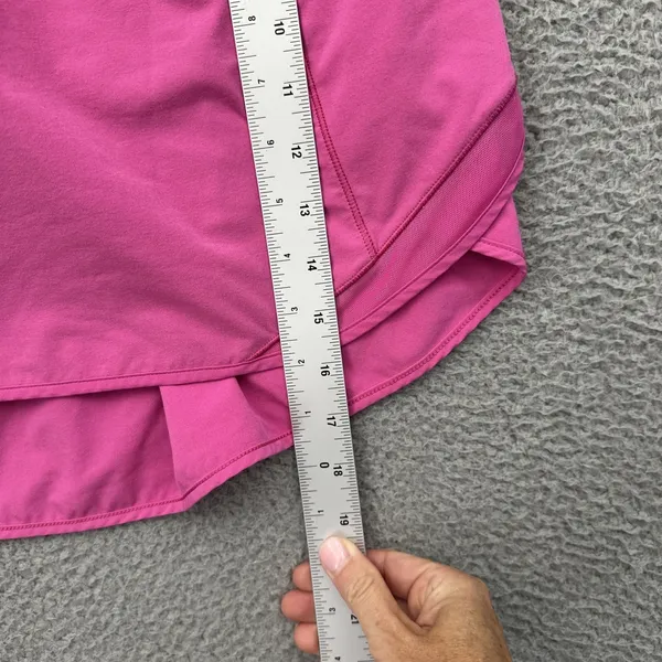 Lululemon Hotty Hot Skirt Skort High Rise Sonic Pink Athletic Women's 8 Tall - Image 8