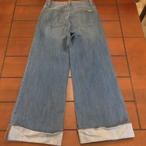 Joe’s wide leg Greta jeans blue size 27 - Image 4