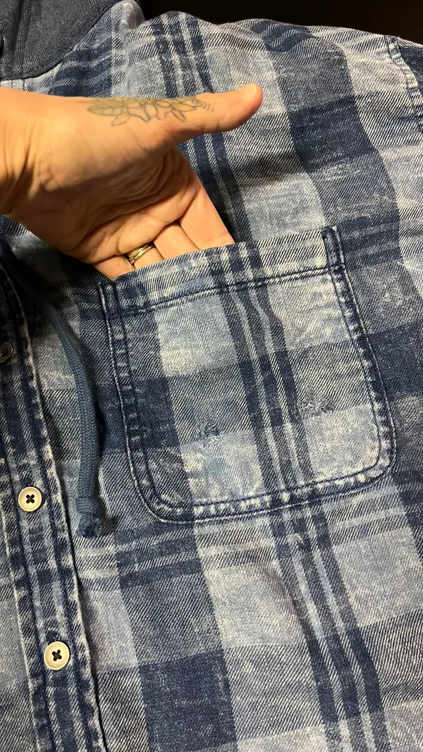 American Eagle Outfitters Crop Flannel NWT - Image 6