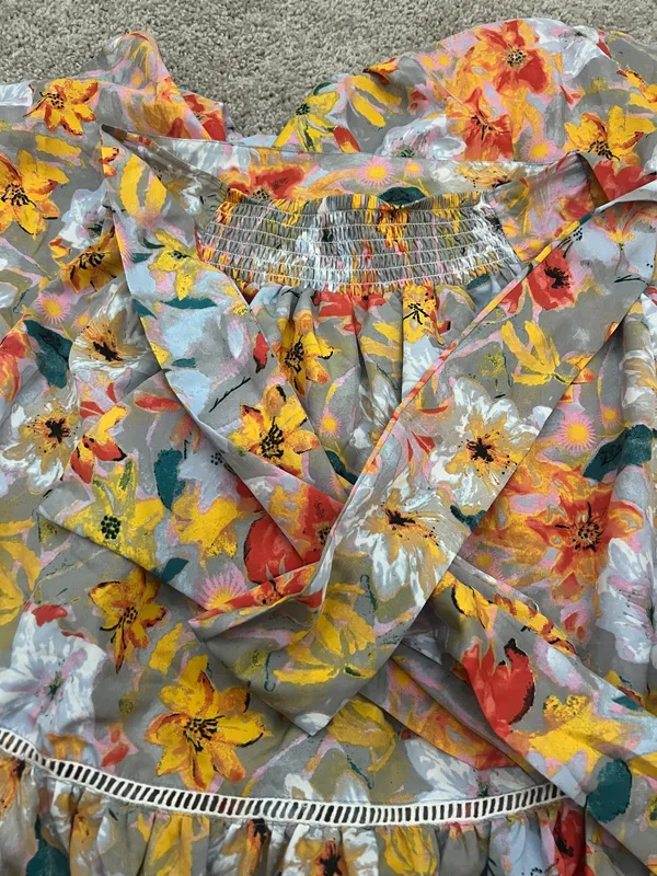 Floral Maxi Skirt Multi Size XS - Image 3