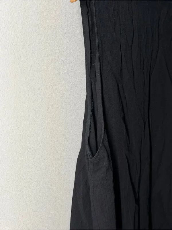 Vintage 90s Platinum Dorothy Schoelen Button‎ Up Vest Tank Artsy Lagenlook Boho - Image 7