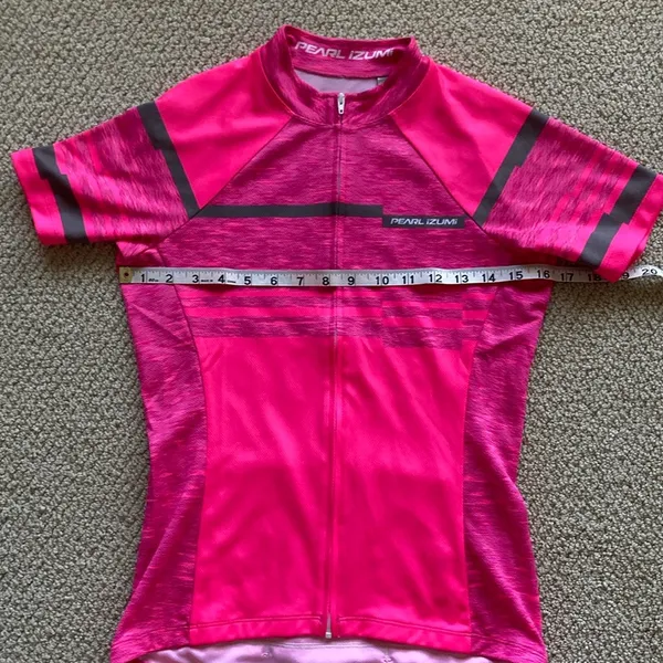 NEW Pearl Izumi Short Sleeve Cycling Jersey Select Hot Pink with Pockets NWOT - Image 5