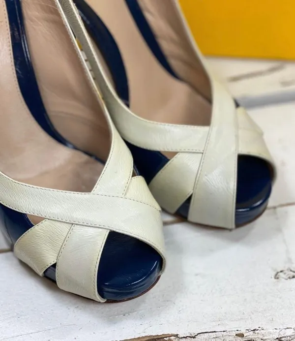 Fendi Open-Toe Ultra high heels - Image 7