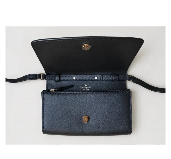 Kate Spade NY black leather crossbody - Image 9