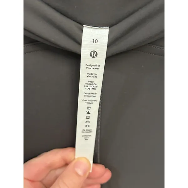 Lululemon InStill High-Rise Tight/ Leggings 25" Size 10 Graphite Grey NWT - Image 9