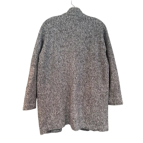 Zara Collection Cardigan Jacket Womens Small Gray Career Preppy Classic Y2K Cozy - Image 5