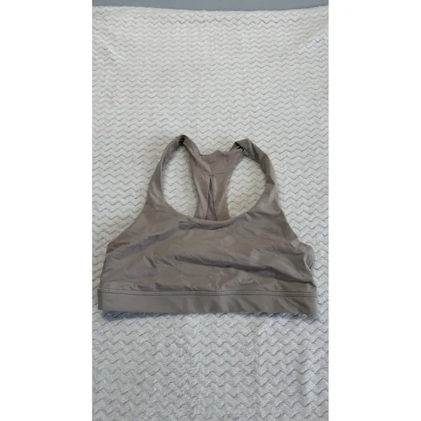 Lululemon Invigorate Bra Taupe Brown Racerback Medium Support Size 8 - Image 2