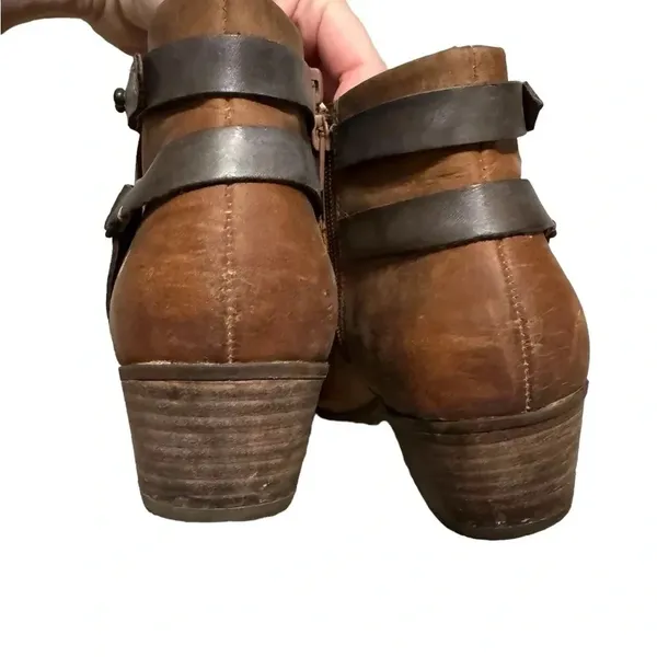 🤎 CLARKS “Spye Comet” Leather Ankle‎ Booties Sz 9.5 🤎 - Image 3