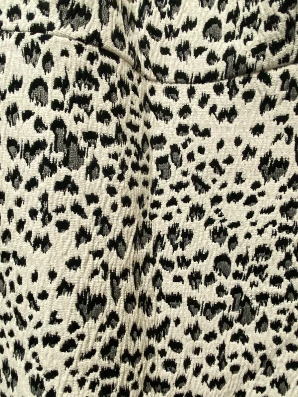 Loft Mock Neck Sleeveless Midi Snow Leopard/Cheetah Print Size 6 Dress - Image 9
