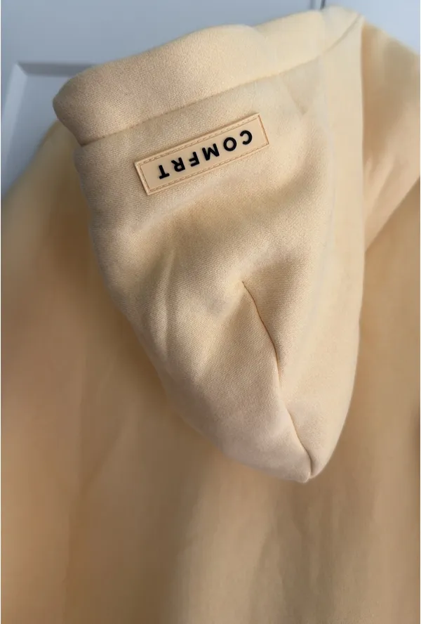 Comfrt Medium Pastel Hoodie - Mega in Canary Yellow - Image 6