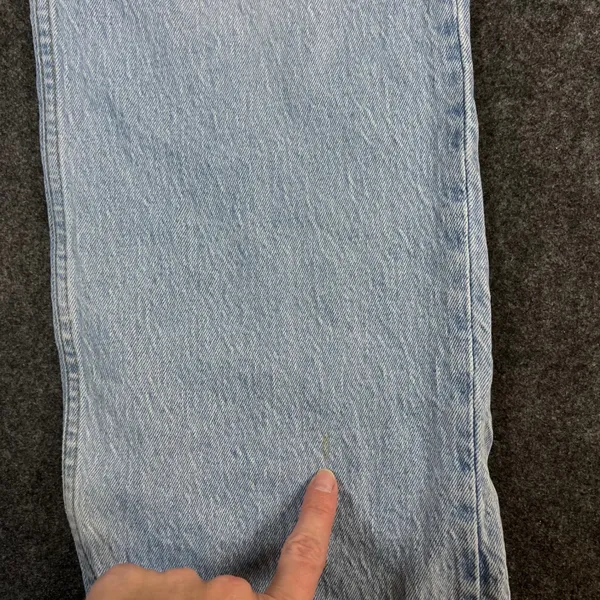 Abercrombie & Fitch The Baggy Low Rise Jeans Light Wash Size 26 2R 29x30 - Image 4