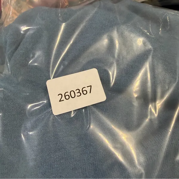 Women's Blue Soft Mock Turtleneck Long Sleeve Sweater Size M #260367 - Image 6