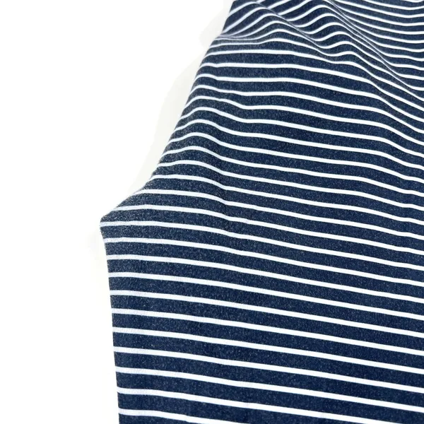 GapFit Small Sculpt Compression Navy Striped High Rise Leggings EUC Training Gym - Image 5