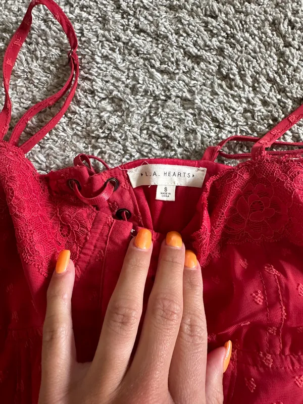 PacSun Corset Top LA Hearts - Image 2