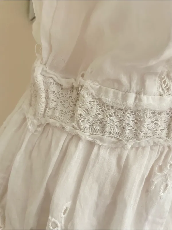 Aritzia Sunday Best Brier White Eyelet Lace Dress in Medium - Image 9