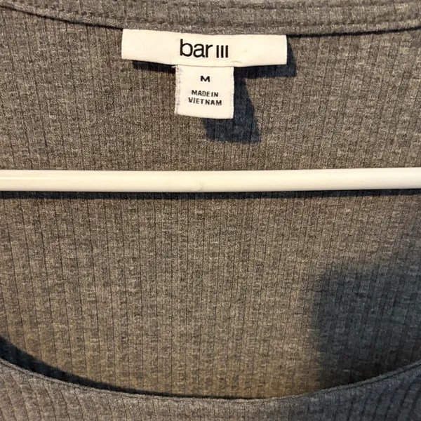 Bar III Ribbed Long Sleeve Crop Top - Image 5