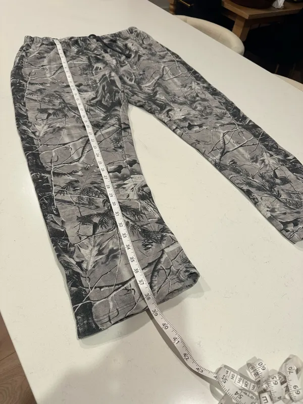 PacSun Gray Camo Straight Leg Sweatpants - Image 4