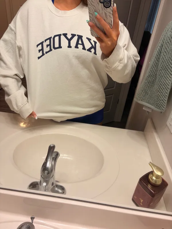 KD Sweatshirt White Size L - Image 2