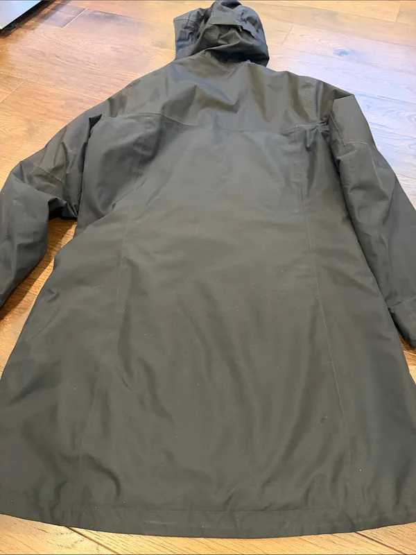 adidas Black Climaproof Hooded Parka Coat Size Medium - C11-679 - Image 12