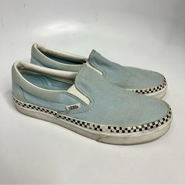 Vans low top trainers‎ sneakers light blue white - Image 2