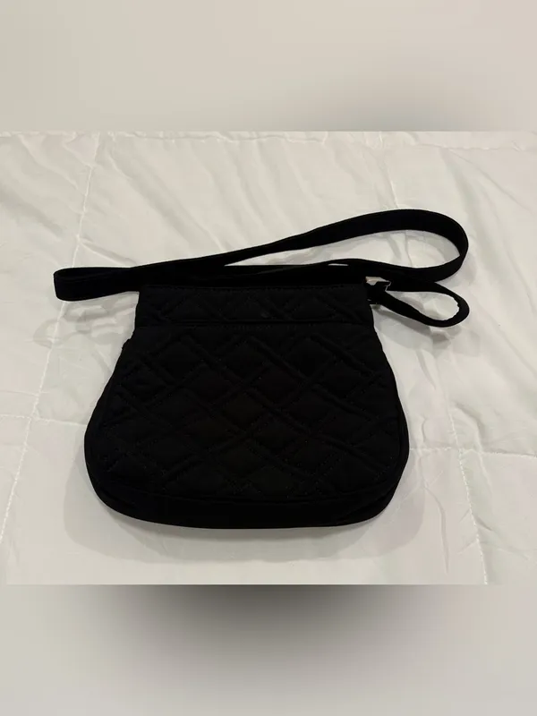 Vera Bradley Quilted Crossbody Bag - Classic Black - Image 2