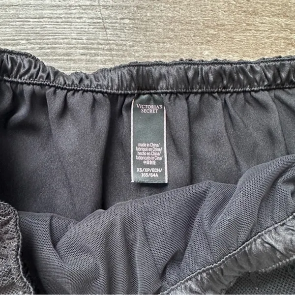 Victoria’s Secret lace black mini pajama shorts​ in size xs - Image 3