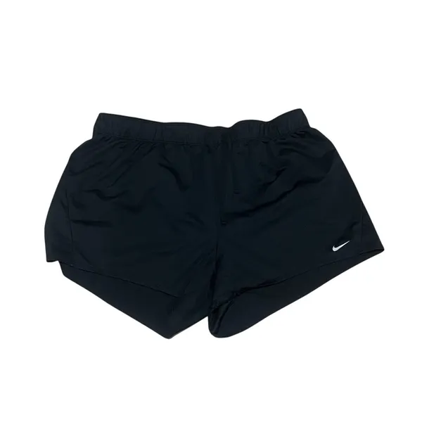 Nike Dri-FIT Shorts Womens M Black Athletic Running Drawstring Waist Logo - Image 4