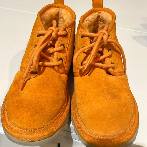 UGG NEUMEL ANKLE BOOTS SUEDE COLIFORNIA POPPY WOMEN 5 orange - Image 2