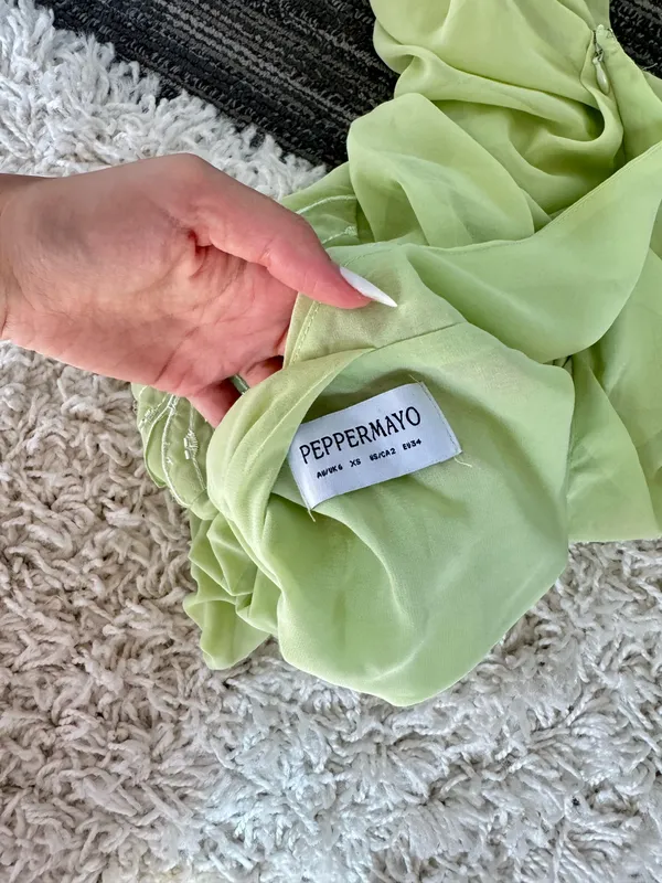 Peppermayo Mini Dress Green - Image 7
