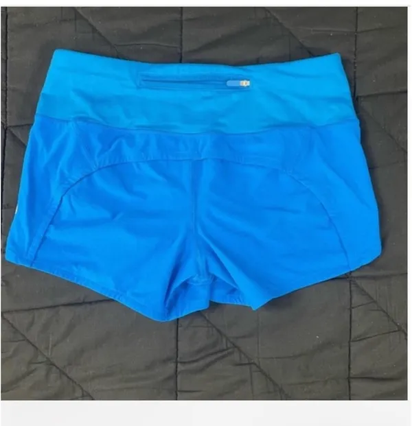 Lululemon Blue Speed Up Shorts 2.5" - Image 3
