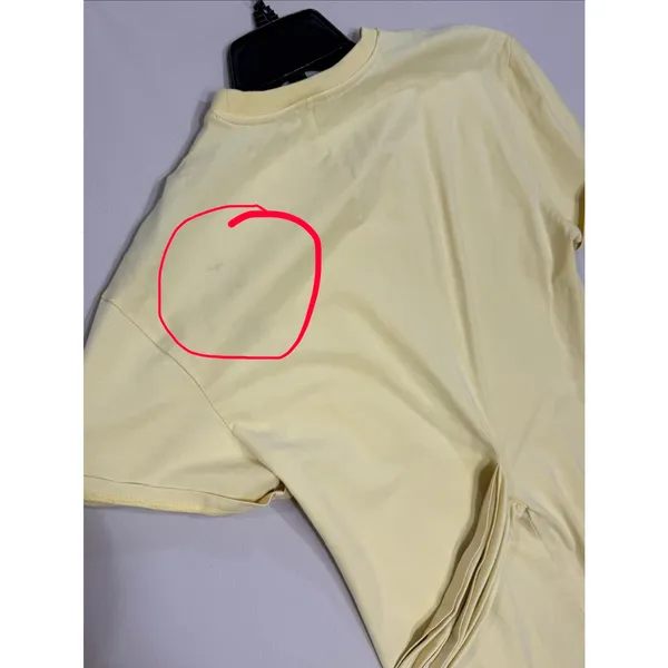 SIMKHAI Sara yellow tie waist T-Shirt Dress Large - Image 8