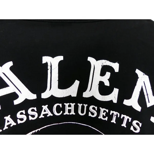 Hot Topic Skull Salem Oversized Button Shirt Womens S Black Goth Witch Moon - Image 11