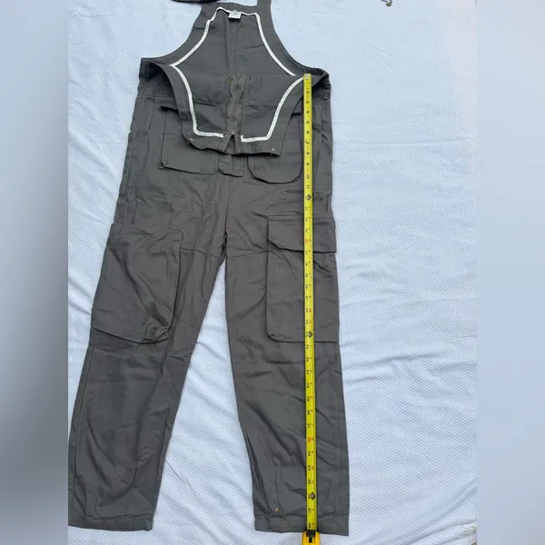 Unisex Gray Overalls .Cargo . - Image 4